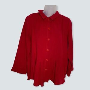 Habitat Clothes to Live in Linen Shirt Button Down